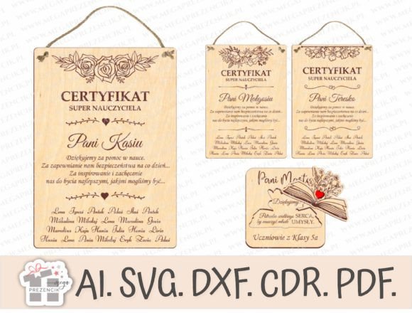 Certificate for a Super Teacher Laser: Ornaments & Design