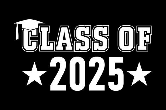 Class of 2025 Graphics for T-Shirt Designs and Branding