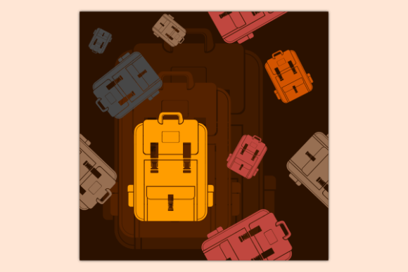 Flat School Bag Dark Seamless Pattern: A Designer's Review
