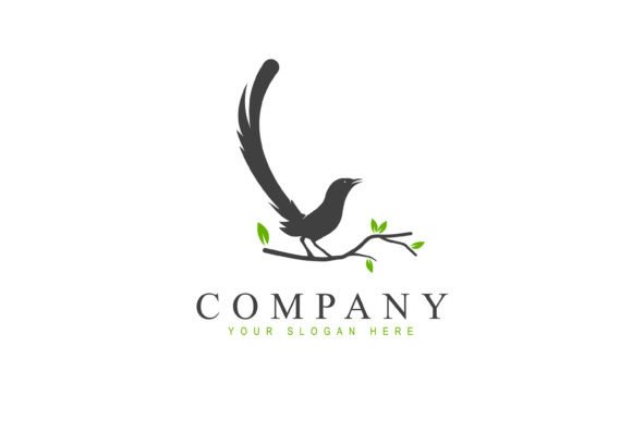 Magpie Silhouette Logo Design: A Graphic Designer's Review of Graphics and Logos