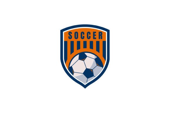 Soccer Club Logo Badge Deign Template for Graphics and Logos