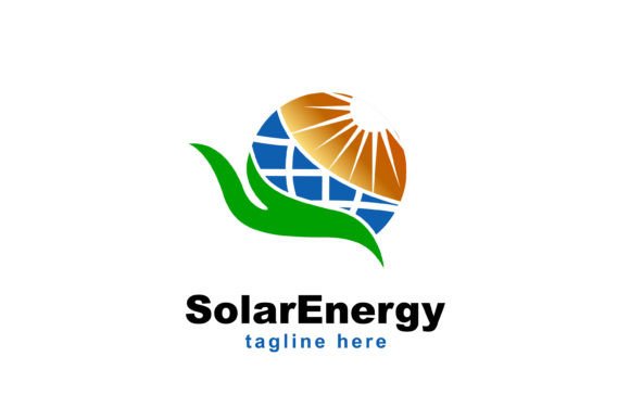Solar Green Energy Logo Design: Premium Graphics for Logos