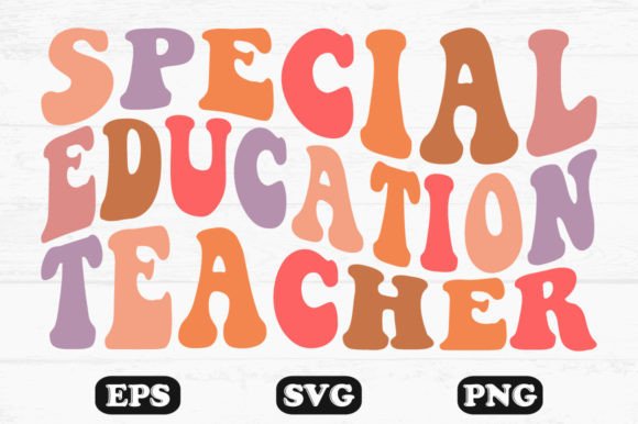 Special Education Teacher Retro Wavy Svg: A Crafts and Graphics Review