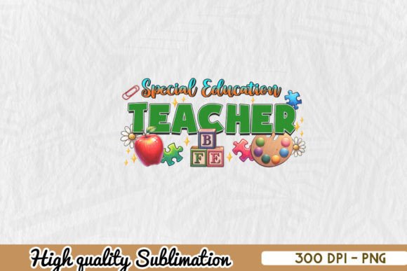 SPED Special Education Teacher PNG: Graphics & Crafts for Publishers