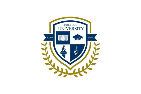 University College Badge Logo Design for Graphics and Logos
