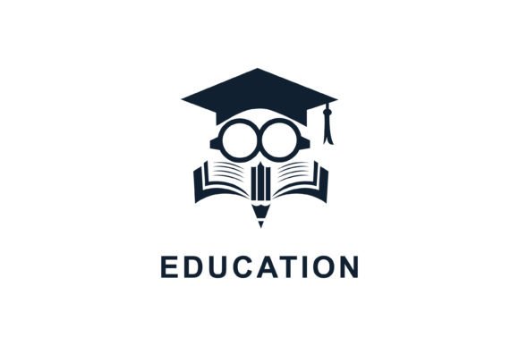 Vector Logo for Education Symbol Review